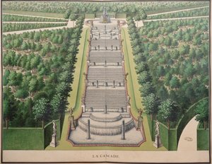 T.1 n.27 Plan fontanny w Marly, 1714 autorstwa French School